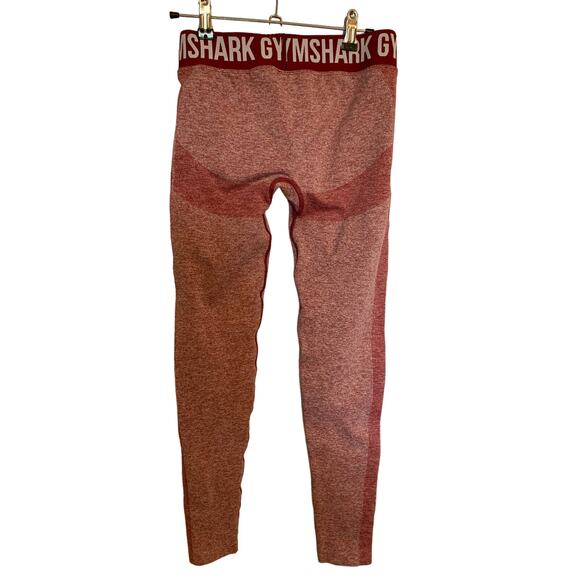 Gymshark Medium Women's Logo Waistband Mauve Ankle Legging - Picture 2 of 7